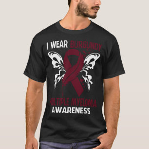 T-shirt Je Porte La Bourgogne Pour Une Sensibilisation MUL