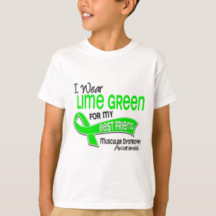 T-shirt Je porte la dystrophie musculaire de meilleur ami