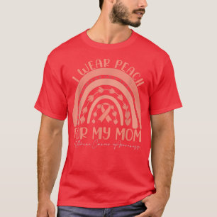T-shirt Je porte la Pêche pour ma maman Sensibilisation au