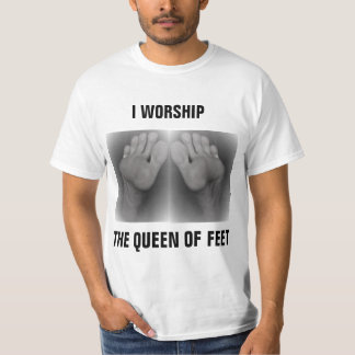 T-SHIRT JE PORTE LA REINE DES PIEDS
