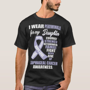 T-shirt Je Porte La Sensibilisation Au Cancer De L'Esophag
