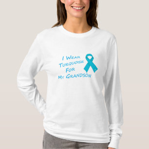 T-shirt Je porte la turquoise - petit-fils