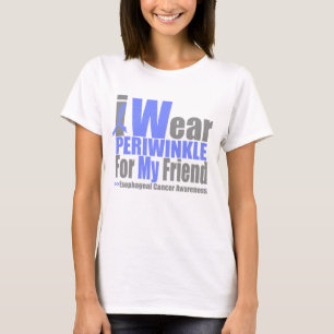 T-shirt Je porte le bigorneau pour mon Cancer oesophagien