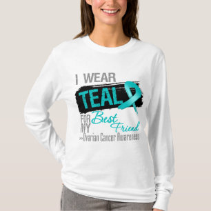 T-shirt Je porte le Cancer ovarien de meilleur ami