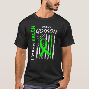 T-shirt Je porte le drapeau de Godson de sensibilisation à