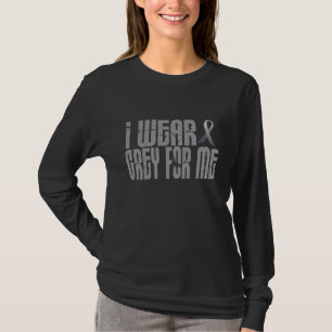T-shirt Je porte le gris pour moi 16