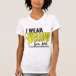 T-shirt Je porte le jaune pour moi l'endométriose 10