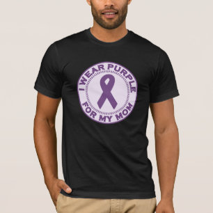 T-shirt Je porte le pourpre pour ma maman