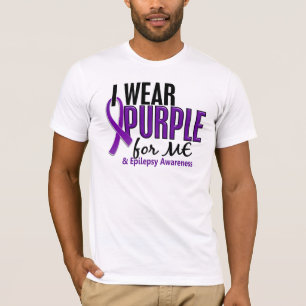 T-shirt Je porte le pourpre pour MOI l'épilepsie 10