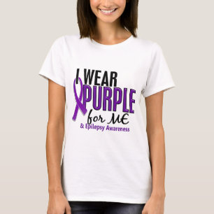 T-shirt Je porte le pourpre pour MOI l'épilepsie 10
