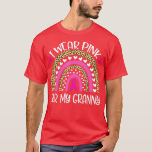 T-shirt Je Porte Le Rose Pour Le Mois Du Cancer Du Sein Gr