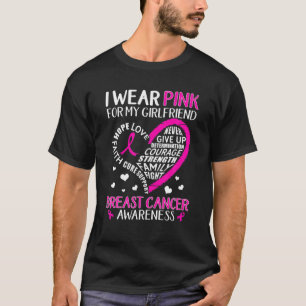 T-shirt Je Porte Le Rose Pour Ma Fille Coeur Foi Coeur Foi