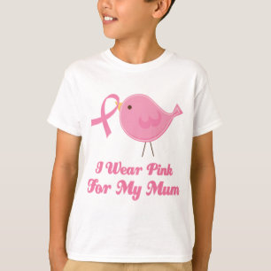 T-shirt Je porte le rose pour ma maman