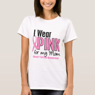 T-shirt Je porte le rose pour mon cancer du sein de la
