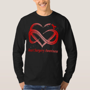 T-shirt Je Porte Le Rouge Pour Chirurgie Cardiaque Guerrie
