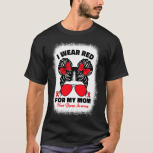 T-shirt Je Porte Le Rouge Pour Ma Mère Maladie Cardiaque S