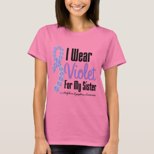 T-shirt Je porte le ruban de lymphome de Hodgkins pour ma
