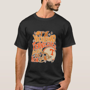 T-shirt Je porte le Tennessee Orange pour lui Drôle Footba