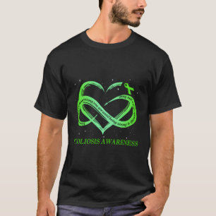 T-shirt Je Porte Le Vert Pour Guerrier De Sensibilisation
