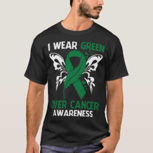 T-shirt Je porte le vert pour la sensibilisation au cancer