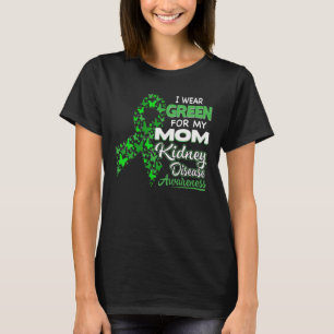 T-shirt Je Porte Le Vert Pour Ma Mère - Sensibilisation A