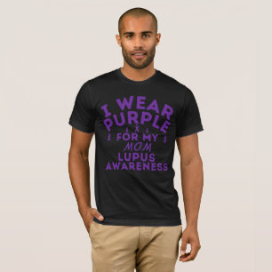 T-shirt Je Porte Le Violet Pour Ma Maman Lupus Sensibilisa