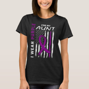 T-shirt Je Porte Le Violet Pour Ma Tante Lupus Sensibilisa
