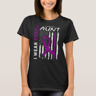 T-shirt Je Porte Le Violet Pour Ma Tante Lupus Sensibilisa