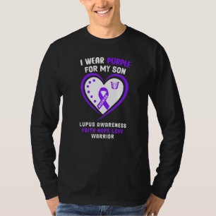 T-shirt Je Porte Le Violet Pour Mon Fils Lupus Sensibilise