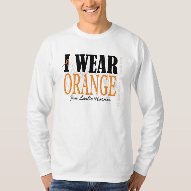 T-SHIRT JE PORTE L'ORANGE (Devant)