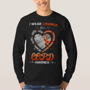 T-shirt Je Porte L'Orange Pour La Sensibilisation À La Cop
