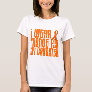 T-shirt Je porte l'orange pour ma fille 16