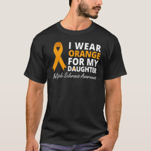 T-shirt Je Porte L'Orange Pour Ma Fille MS