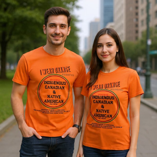 T-shirt Je Porte Orange (Créateur téléchargé)