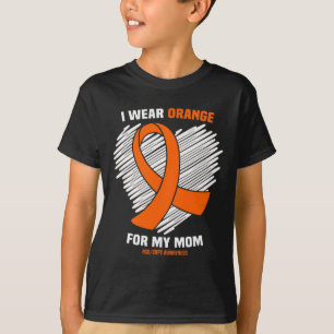 T-shirt Je Porte Orange Pour Ma Maman Rsdcrps Sensibilisat
