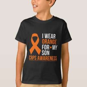 T-shirt Je Porte Orange Pour Mon Fils Rsd Crps Mois De Sen