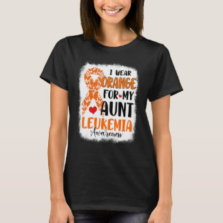 T-shirt Je porte orange pour mon mois de sensibilisation à