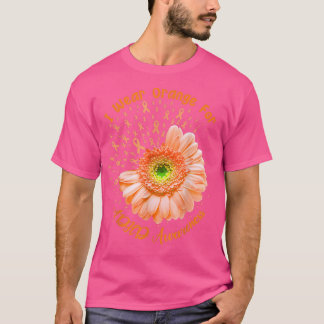 T-shirt Je Porte Orange Pour Survivant de la sensibilisati