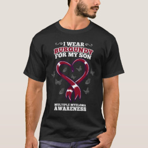 T-shirt Je Porte Un Blo De Sensibilisation Au Myélome Mult