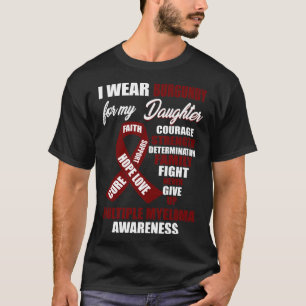 T-shirt Je Porte Une Sensibilisation Au Myelome Multiples