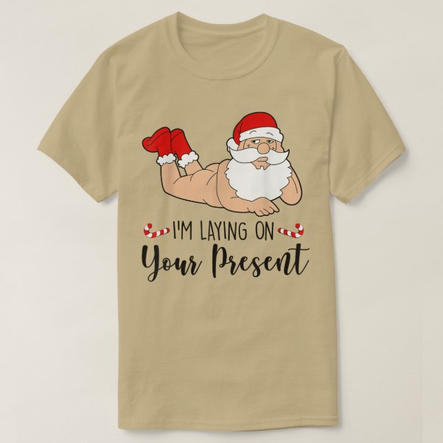 T-shirt Je Pose Sur Ton Fantastique Noël Père Noël  (Design devant)