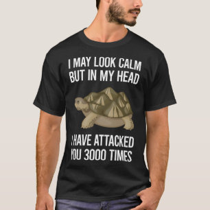 T-shirt Je Pourrais Avoir L'Air D'Une Tortue Calme 39