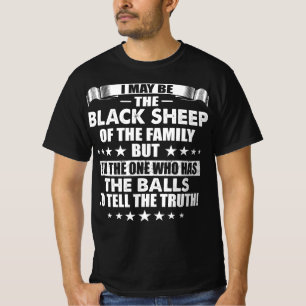 T-shirt Je pourrais être le mouton noir les balles