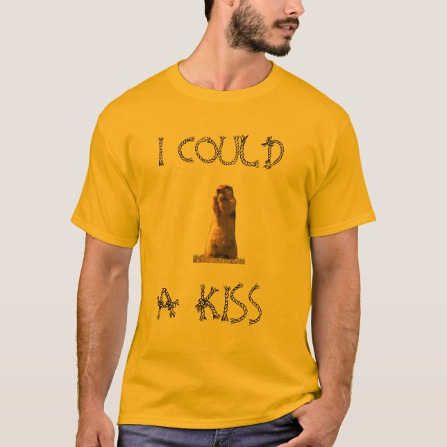 T-SHIRT JE POURRAIS "GOPHER" UN BAISER (Devant)