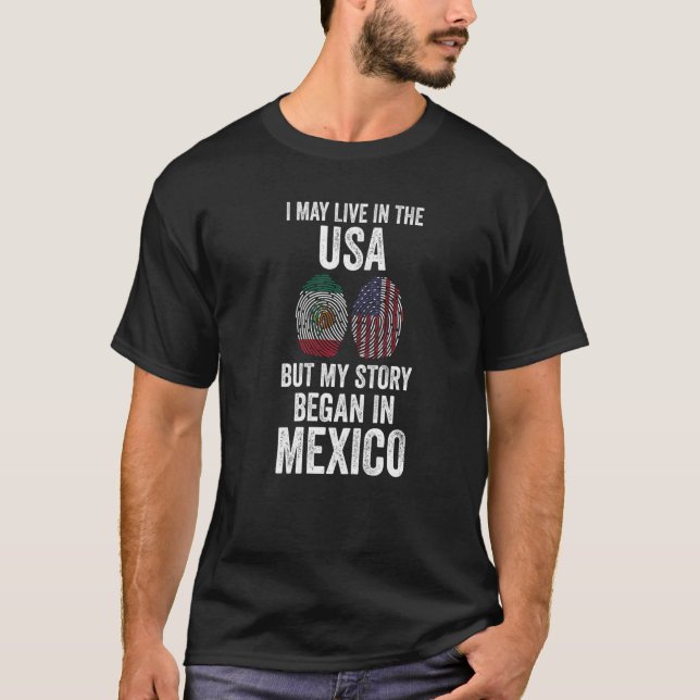 T-shirt Je pourrais vivre dans l'histoire des États-Unis a (Devant)