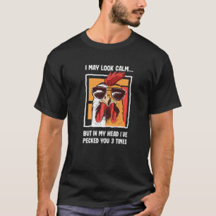 T-shirt Je Pourrais Vous Voir Calme Dans La Tête Je Vous A