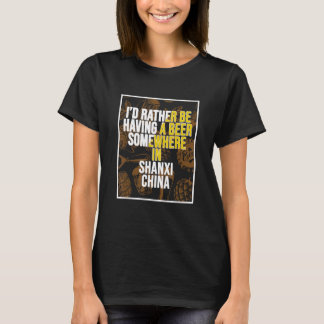 T-shirt Je préfère avoir une bière dans Shanxi China