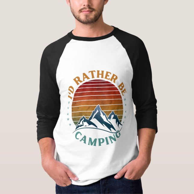 T-Shirt JE PRÉFÈRE CAMPER (Devant)