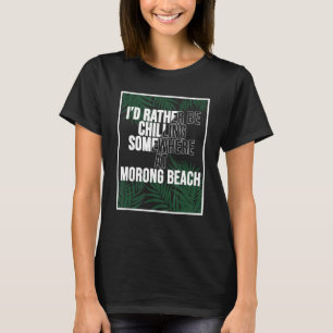 T-shirt Je Préfère Chaleureux À Morong Beach The Philipp