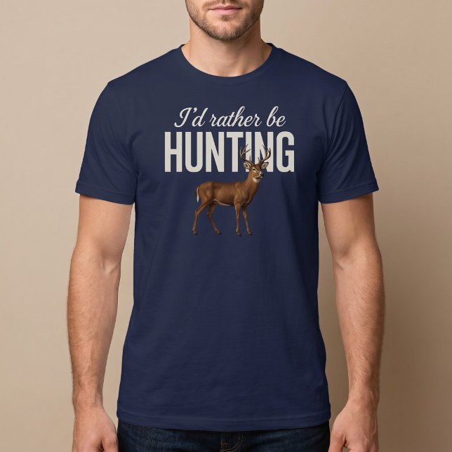 T-shirt Je préfère chasser (Créateur téléchargé)